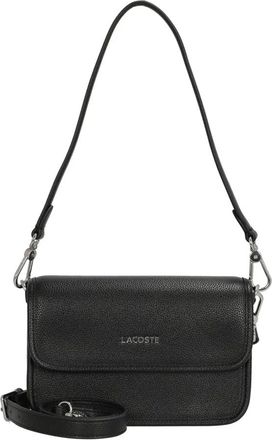Lacoste Shoulder Bags, female, Black, Size: ONE SIZE Elegant Shoulder Bag Black LG Collection
