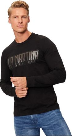 La Martina T-Shirt Regular Fit - - Tops - Uomo - Nero - S