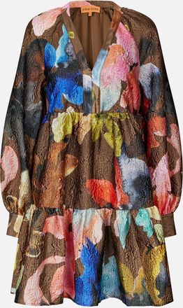 Stine Goya Damesjurk Stine Goya Tier Voluminous Mini Dress in Multicolour