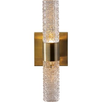 Adesso Harriet LED Wall Lamp in Antique Brass at Nordstrom