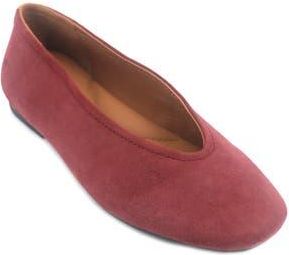 Gentle Souls Willow Woven Flat in Burgundy Suede at Nordstrom Rack, Size 9.5