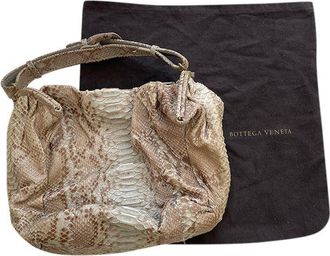 Bottega Veneta Python Slouchy Hobo Shoulder Bag