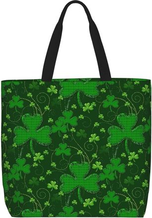 Generic Women Handbag St. PatrickS Day Womens Tote Bag Folding Waterproof Beach Travel Bags, For Wedding, School, Graduation, Daily, Work