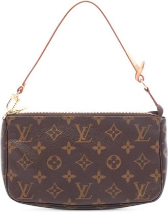 Louis Vuitton Pre-owned Handbags, female, Brown, Size: ONE SIZE Pre-owned Printed Pattern Handbag