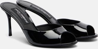 Dolce & Gabbana Keira patent leather mules