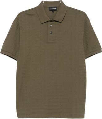 Emporio Armani Polo in cotone con logo Emporio Armani