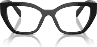 Prada Black PR A16V Acetate Cat-Eye Sunglasses