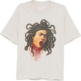 Melt T-shirt con stampa - Toni neutri