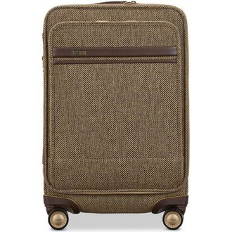 Hartmann Tweed 22-Inch Carry-On in Tweed/natural Leather at Nordstrom