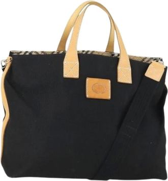 Burberry Pre-owned Tote Bags, female, Black, Size: ONE SIZE Pre-owned Vintage Tote Bag