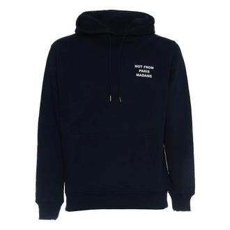 Dr&ocirc;le de Monsieur Hoodies, male, Blue, Size: XL Le Hoodie Slogan