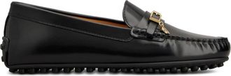Tod's Zwarte Instap Platte Schoenen - Dames - Loafers - Zwart - 36 EU - Schoenen