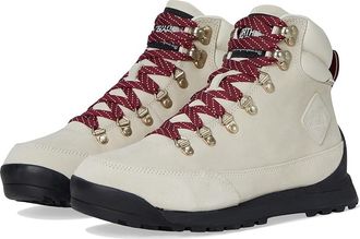 The North Face Back-To-Berkeley IV Leather WP Womens Shoes White Dune/TNF Black : 10.5 B - Medium