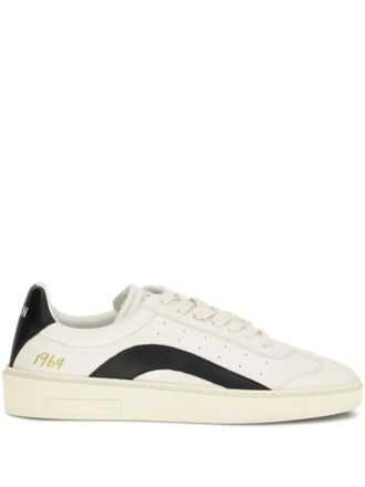 Dsquared2 Rider leather sneakers - men - Goat Skin/Fabric/Rubber - 42.5 - Neutrals