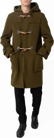 Burberry Toggle-Fastening Duffle Coat, Brand Size 44 ( US Size 34 )
