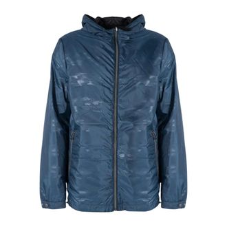 Geox Giacca Leggera con Cappuccio - - Jackets - Uomo - Blu - S