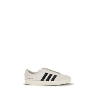 Yohji Yamamoto Beige Calf Leather Bos Taurus Low Top Mens Sneakers