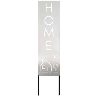 vidaXL Pantalla De Privacidad Para Jard&iacute;n Calado Plateado 32 X 140 Cm Vidaxl