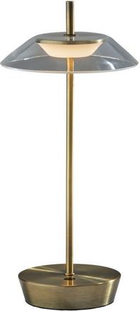 Adesso AKO LED Cordless Table Lamp in Antique Brass at Nordstrom