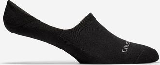 Cole Haan Mens Casual Cushion Sock Liner - 2 Pack - Black