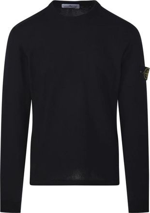 Stone Island Trui met ronde hals - Heren - Ronde hals truien - Blauw - 2XL - Truien & Vesten