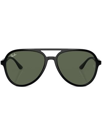 Ray-Ban tinted-lenses pilot-frame sunglasses - Black