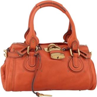 Chlo&eacute; Pre-owned Handbags, female, Orange, Size: ONE SIZE Pre-owned Hand Bag