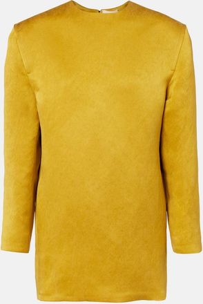 Saint Laurent Silk satin minidress