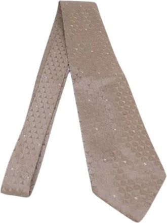 Chanel Pre-owned Cravat - Heren - Vintage Accessoires - Beige - ONE Size - Vintage