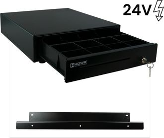 OEM Caj&oacute;n Portamonedas Para Caja Registradora, Accionado Con Llave Hd-ker35-24v + Manija Hd-mb35