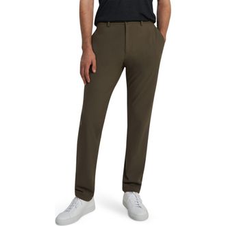 Theory Zaine Precision Ponte Knit Pants in Dark Moss at Nordstrom, Size 38 X 32