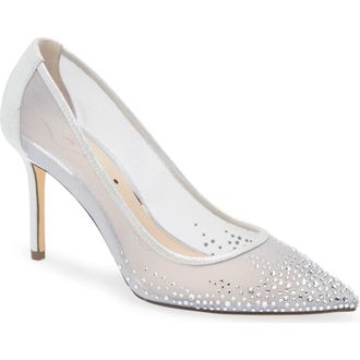 Nina Nalia Pointed Toe Pump in Silver at Nordstrom, Size 8
