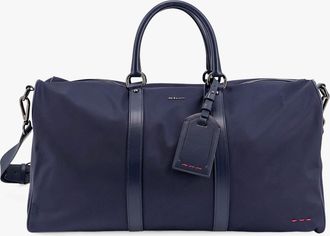 Kiton Ciro Paone Nylon duffel bag with leather inserts - KITON CIRO PAONE - gender_Man