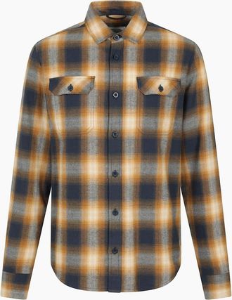 Mountain Warehouse Mens Mountain Warehouse Mens Trace Flannel Long-Sleeved Shirt - Green - Size: Regular/36