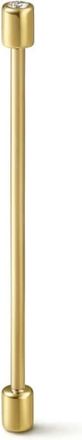 Shihara 18kt yellow gold Twist Pin 03 earring - women - 18kt Yellow Gold/Diamond - One Size
