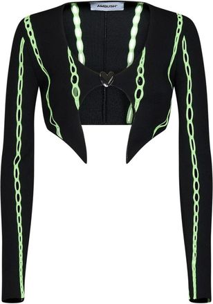 AMBUSH Sweatshirts - Dames - Vesten - Zwart - L - Polyester - Truien & Vesten