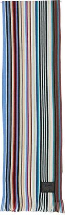 Paul Smith Artist Stripe Sjaal - Heren - Accessoires - Veelkleurig - Maat: ONE Size Zijde