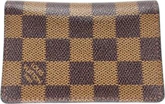 Louis Vuitton Pre-owned Wallets, female, Brown, Size: ONE SIZE Pre-owned M60502 Business card case