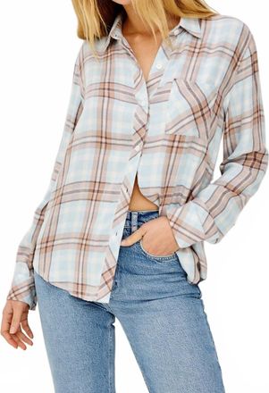 Rails Hunter Long Sleeve Shirt In Blue