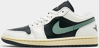 Nike Jordan Womens Air Jordan 1 Low Sneakers In Anthracite/jade Smoke/sail/legend