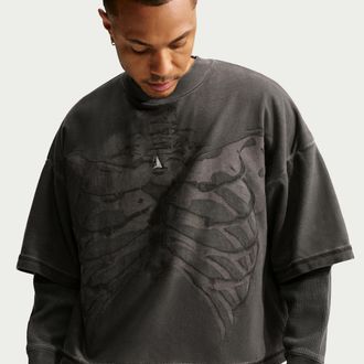 Nike Mens Ja Dri-FIT Long-Sleeve Basketball Top in Black | IO7473-010