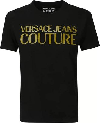 Versace Jeans Couture T-shirts & Polos voor heren - Dames - T-shirts - Zwart - XL - Tops