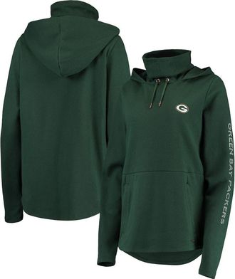 MSX by Michael Strahan Womens MSX by Michael Strahan Green Green Bay Packers Amelia Turtleneck Tri-Blend Pullover Hoodie at Nordstrom, Size Small