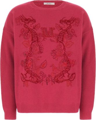 Max Mara Mujer, Jerseys, Rojo, Talla: L