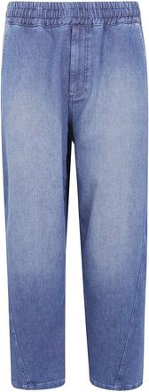 Emporio Armani Wide Leg Jeans - Heren - Loose Fit Jeans - Blauw - M - Denim - Jeans