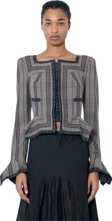 Vivienne Westwood Judy Blazer - Dames - Blazers - Grijs - M - Leer - Jassen