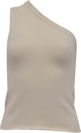 Extreme Cashmere Extreme Cashmere X n&deg;108 One-Shoulder Top in Cream Cashmere