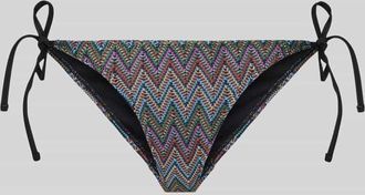 Pieces Bikini Slip mit seitlicher Schn&uuml;rung Modell ADA in Black, Gr&ouml;&szlig;e XL