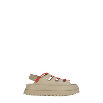 UGG Goldenglow Toggle Sandal - female - UGG - Flat Sandals - Beige - 6 UK - Shoes