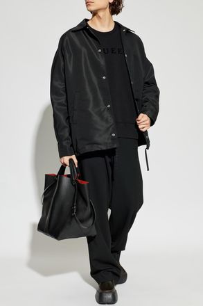 Alexander McQueen Sweatshirt With Logo, Mens, Black